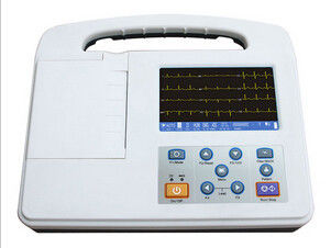 3 saluran pemantauan EKG Perangkat, mesin EKG portabel Akurasi Tinggi