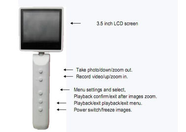 Kamera Video Genggam Diagnostik Video Otoscope Digital Ophthalmoscope Dengan Koneksi USB Output WIFI Opsional