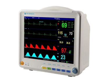 Monitor Pasien Pasien Berwarna Resolusi Tinggi 12.1 Inch Dengan 6 Parameter Standar EKG, RESP, NIBP, SPO2, 2-TEMP, PR / HR