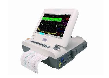 10.2 &quot;Layar TFT Monitor Janin / Ibu Monitor Jantung Pasien Dengan Printer Thermal 152mm Hanya Berat 2kgs