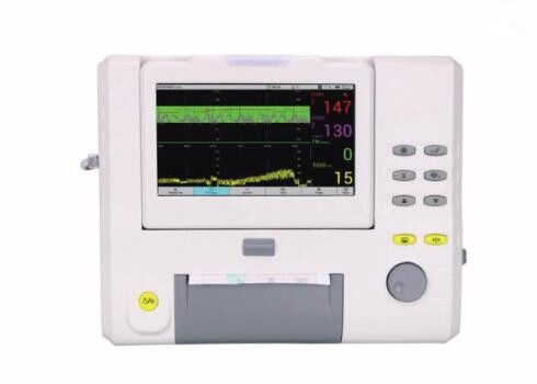 10.2 &quot;Tampilan Layar Multiparameter Patient Monitor Cahaya Memantau janin dan Compact Desain Sederhana untuk Gunakan