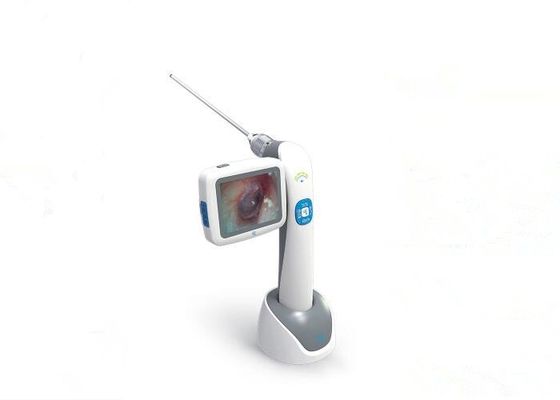 Digital THT Otoscope Dan Nasal Endscope Dan Laryngoscope Kamera Video Genggam Dengan Resolusi 640 * 480