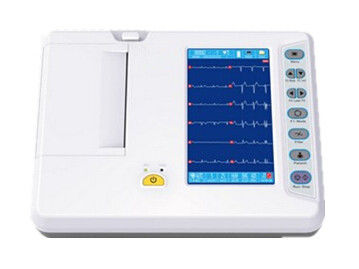 Medical Portable 12 Timbal Sistem Monitoring EKG 6 Channel Dengan 6 Bahasa