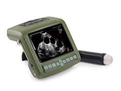 Mesin Ultrasonografi Seluler Scanner Veteriner Ultrasound Mudah untuk Melihat Backfat Max Tampilan Kedalaman 20cm