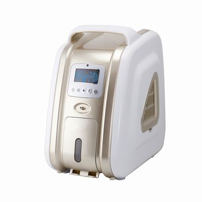 Flow Rate 1 ~ 3L Portable Oxygen Concentrator Humidifier Dengan Sistem Neraca Panas Filter HEPA