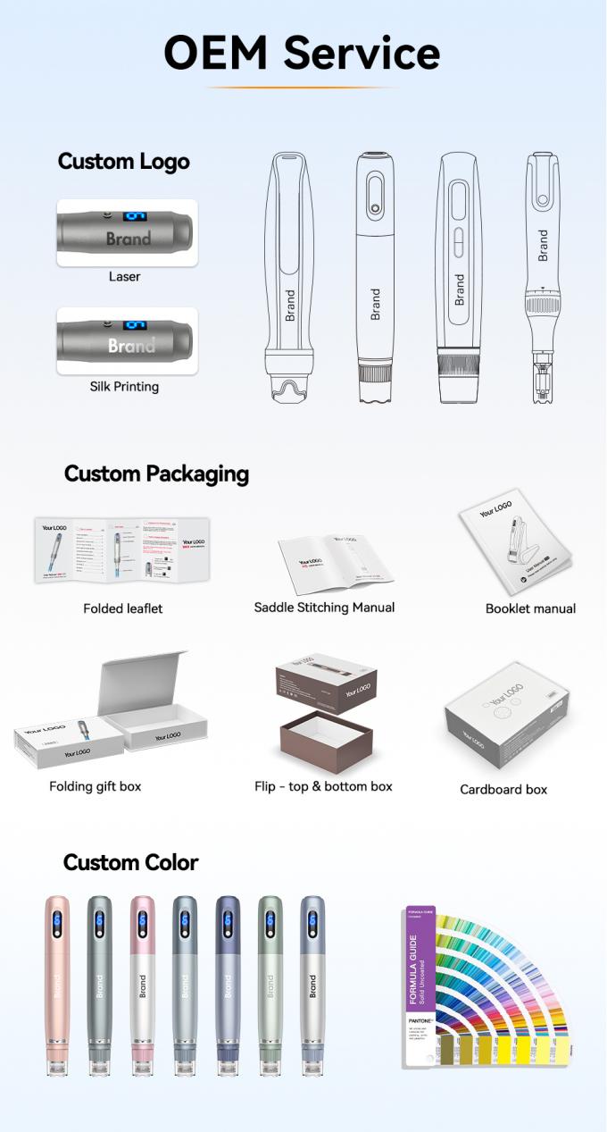 Merek Asli Hydra Pen H5 MicroNeedling Derma Pen dengan EMS Output Serum Adjustable MTS Kurangi Luka Garis halus Kerutan 8