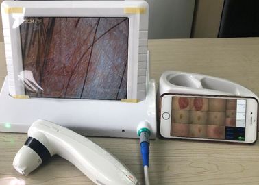 Digital Portable Skin Moisture Analyzer Dengan APP Diunduh Ke Mobilephone